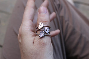 Handmade Copper Ghost Ring
