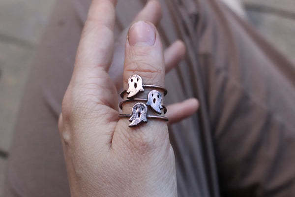 Handmade Copper Ghost Ring