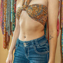 Multi-Way Silk Bandeau Wrap Top / Headband