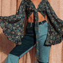 Simona Bell Sleeve Wrap top