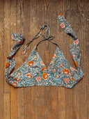 Block Printed Bralette Organic Cotton