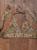 Block Printed Bralette Organic Cotton