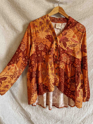 Greta Bohemian Waterfall Blouse