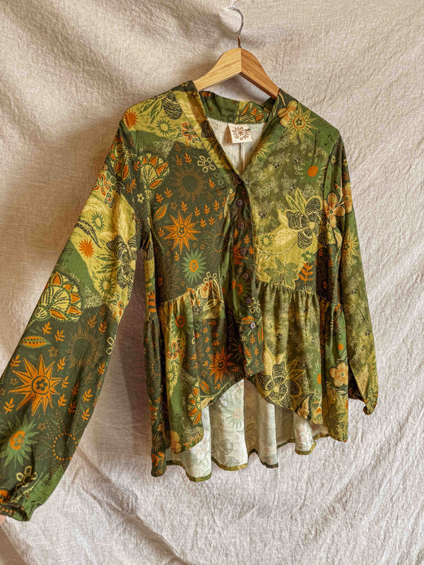Greta Bohemian Waterfall Blouse