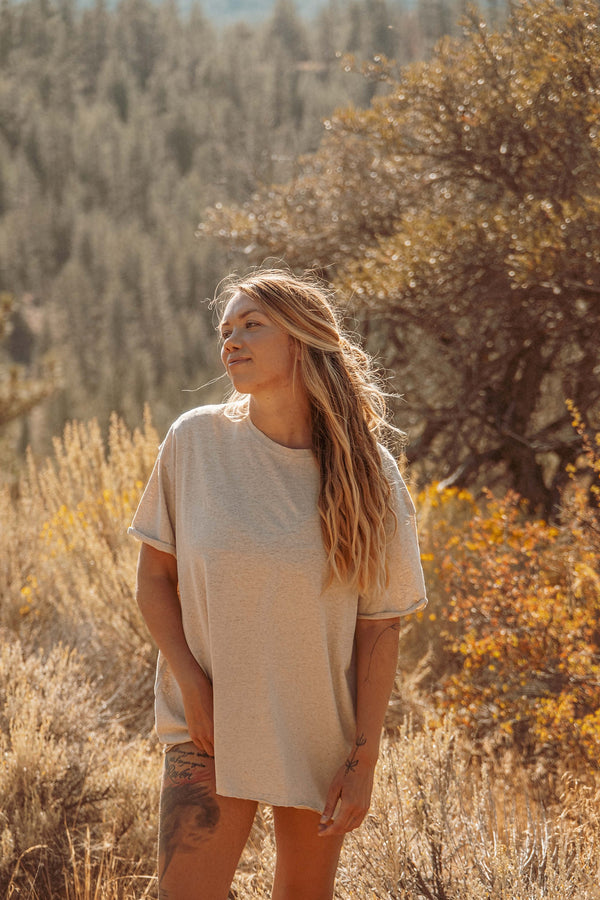 SHORT SLEEVE HEMP TEE: Hemp Organic Cotton