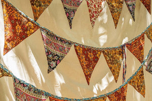 Recycled Silk Boho Flags