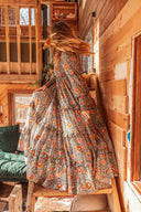 Emilia Organic Cotton Hand Block-Print Maxi Dress