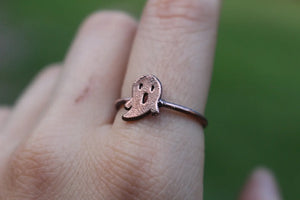 Handmade Copper Ghost Ring