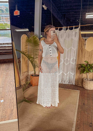Robe crochetée à la main d'inspiration vintage Viva