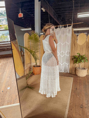 Robe crochetée à la main d'inspiration vintage Viva