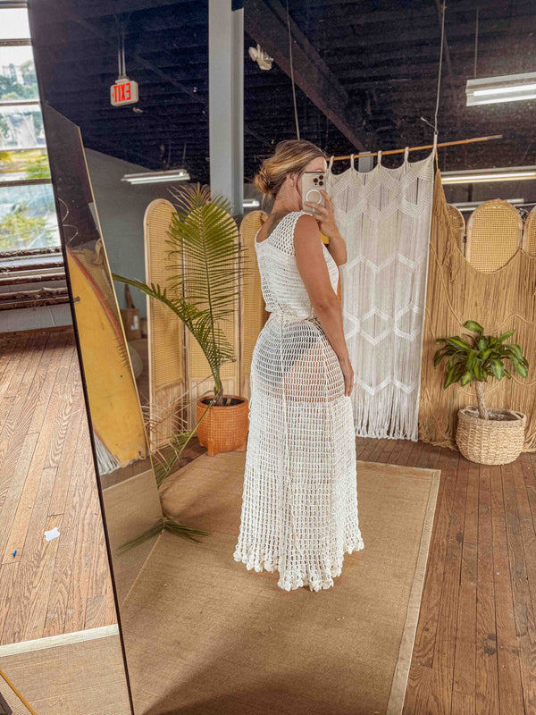 Robe crochetée à la main d'inspiration vintage Viva