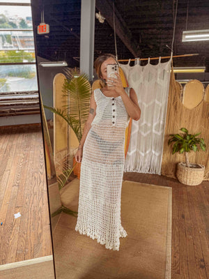 Robe crochetée à la main d'inspiration vintage Viva