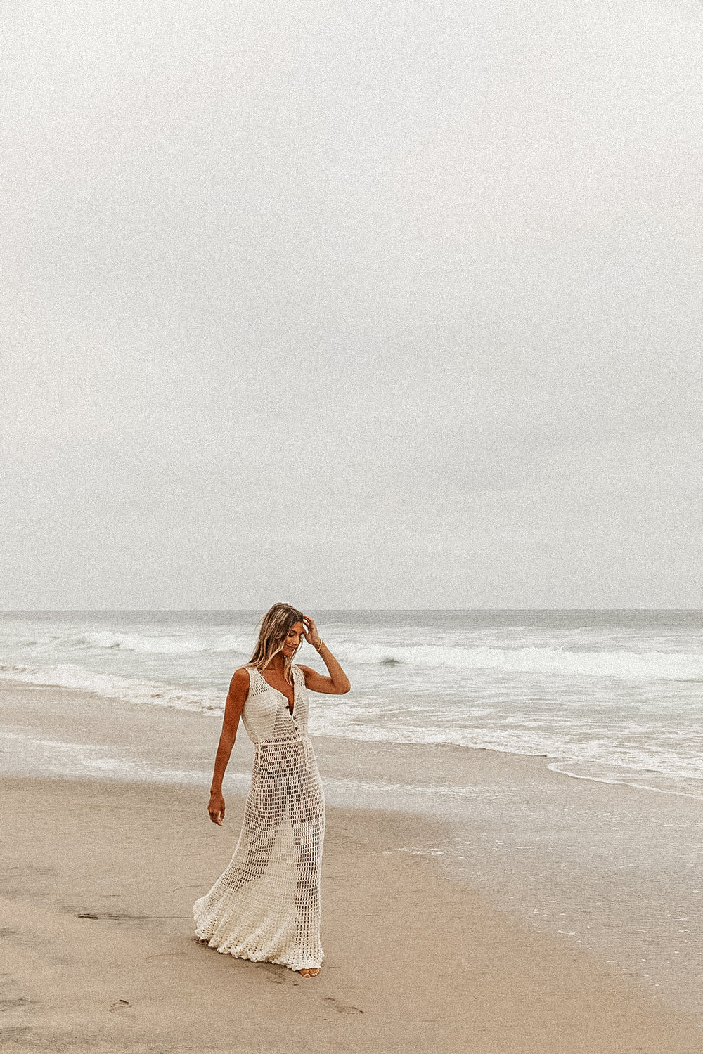 Vestido de ganchillo hecho a mano estilo vintage Viva
