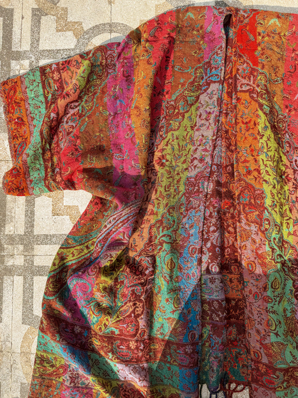 Abundancy Wool Reversible Kimono Jacket