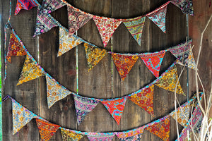 Recycled Silk Boho Flags