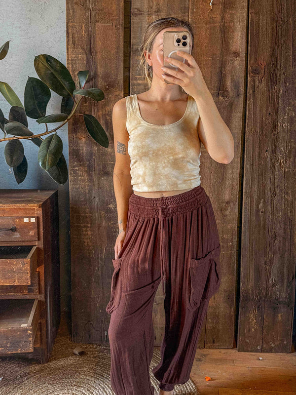 Hemp Organic Cotton Tank - Hand Dyed
