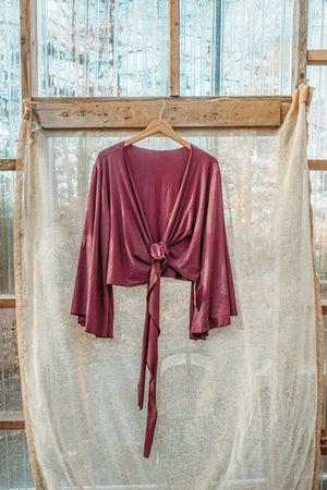 EcoVero Bell Sleeve Wrap Top