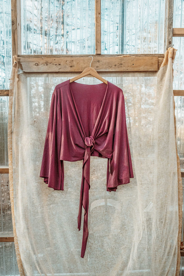 EcoVero Bell Sleeve Wrap Top
