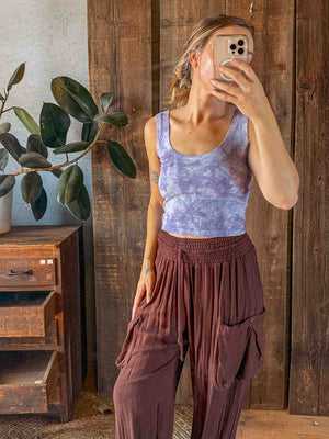 Hemp Organic Cotton Tank - Hand Dyed