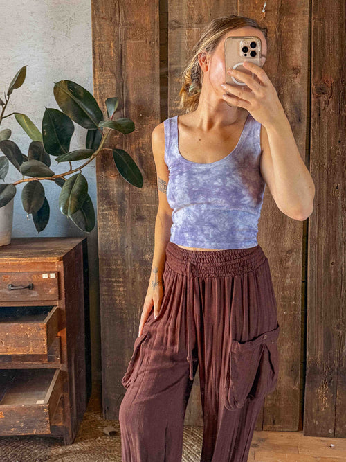 Hemp Organic Cotton Tank - Hand Dyed