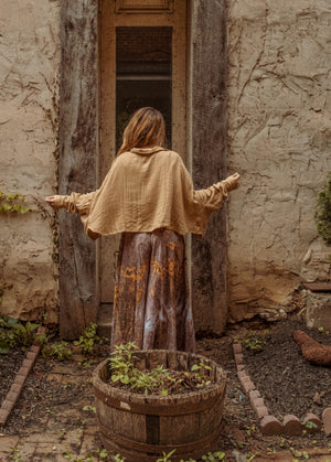Organic Cotton Bamboo Crop Shacket