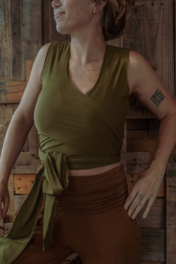 EcoVero™  Prana Wrap Top