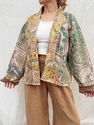 Cardigan Kantha Tapis Persan - Everglades