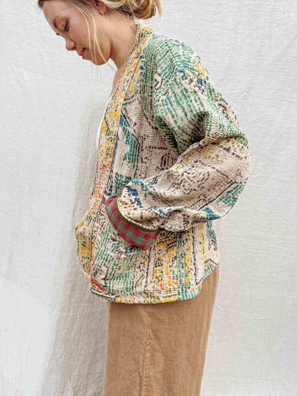 Cardigan Kantha Tapis Persan - Everglades