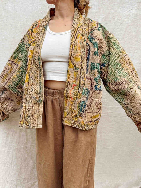 Cardigan Kantha Tapis Persan - Everglades