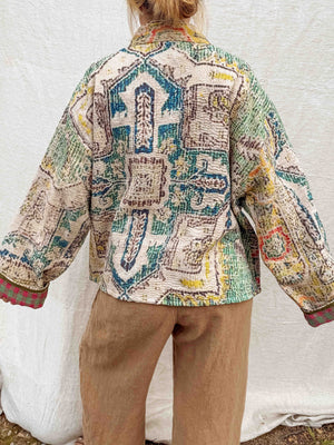 Cardigan Kantha Tapis Persan - Everglades