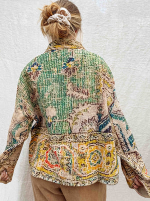 Cardigan Kantha Tapis Persan - Everglades