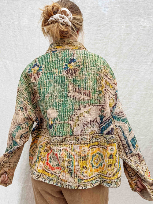 Cardigan Kantha Tapis Persan - Everglades