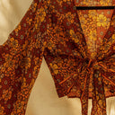 Simona Bell Sleeve Wrap top