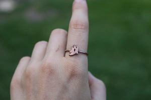Handmade Copper Ghost Ring