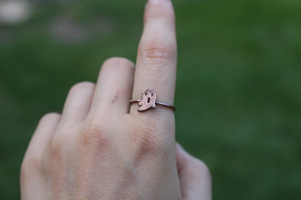 Handmade Copper Ghost Ring