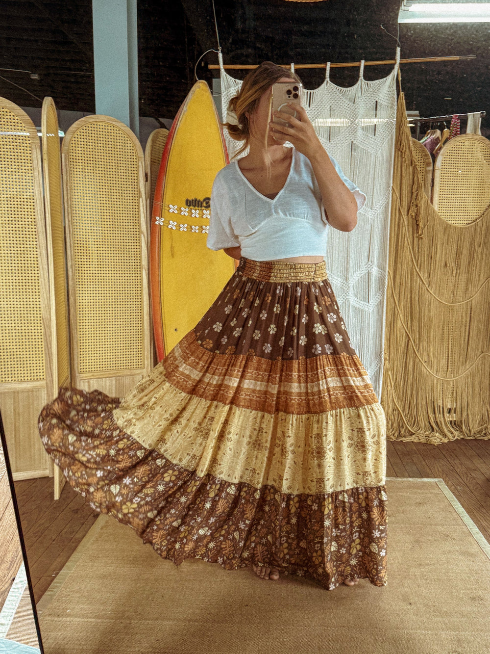 Jala Cotton Woven Crop Top