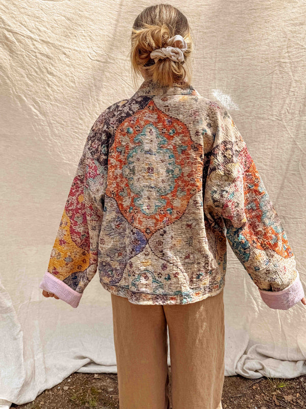 Persian Rug Kantha Cardigan - Multiverse