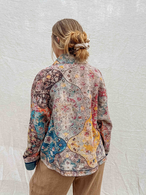 Persian Rug Kantha Cardigan - Multiverse
