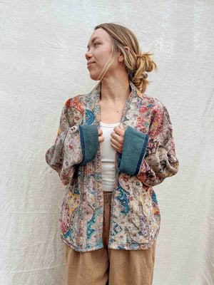 Persian Rug Kantha Cardigan - Multiverse
