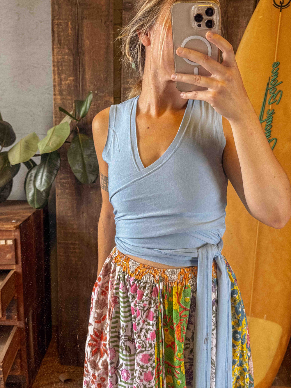 EcoVero™  Prana Wrap Top