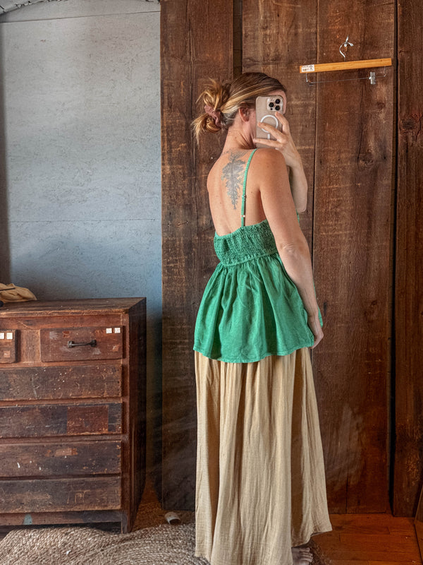 Katydid Button Flowy Top
