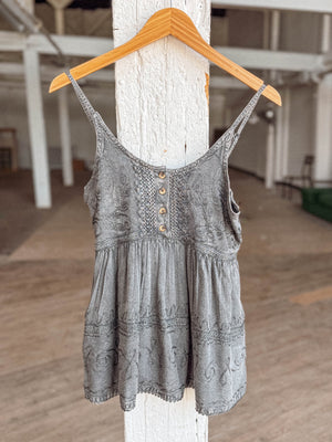 Katydid Button Flowy Top