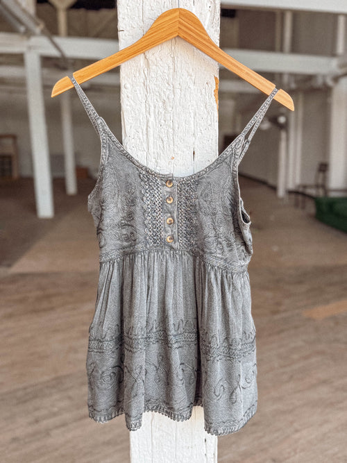 Katydid Button Flowy Top