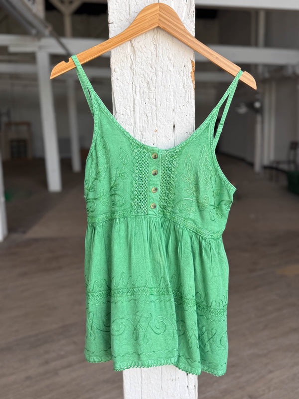 Katydid Button Flowy Top