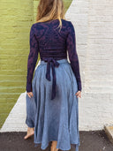 Zuri Hand-Dyed Wrap Top