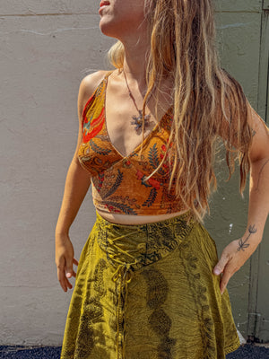 Organic Cotton Velvet Bralette