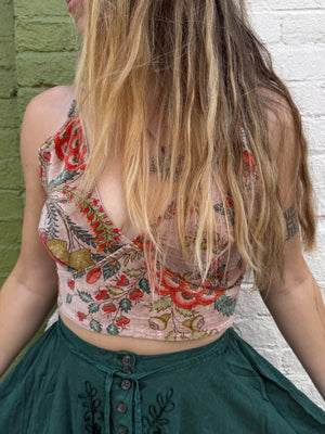 Organic Cotton Velvet Bralette