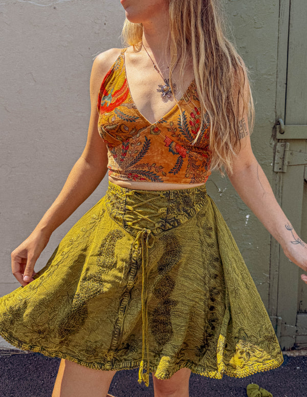 Organic Cotton Velvet Bralette
