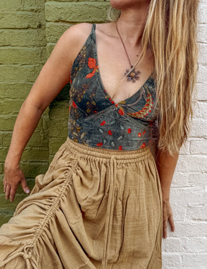 Organic Cotton Velvet Bralette