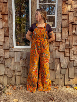 Sadye Overalls | Organic Cotton Velvet
